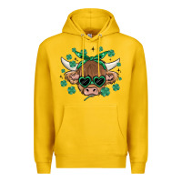 Lemon st patrick's day cow Premium Hoodie - MaliasSmallBusiness
