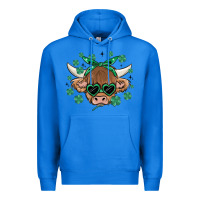 True Royal st patrick's day cow Premium Hoodie - MaliasSmallBusiness