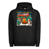 Merry Christmas With Camper Van Urban Hoodie | Teevron