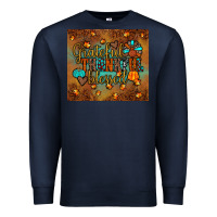 Navy grateful thankful blessed turkey Premium Sweatshirt - JahusDesignShop