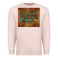 Pale Pink grateful thankful blessed turkey Premium Sweatshirt - JahusDesignShop