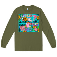 Army Green western nurse Long Sleeve Tee - AdoDesignShop