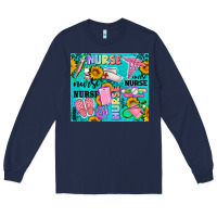 Navy western nurse Long Sleeve Tee - AdoDesignShop