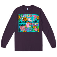 Plum western nurse Long Sleeve Tee - AdoDesignShop