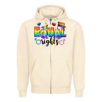 Sandshell equal rights Zipper Hoodie - Zillion Design Studio