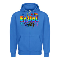 True Royal equal rights Zipper Hoodie - Zillion Design Studio