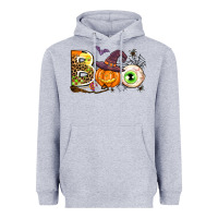 Heather Grey boo Heavyweight Hoodie - AdoDesignShop