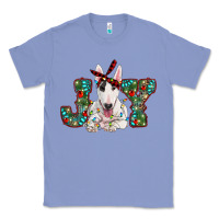 Colony Blue Christmas joy bull terrier Classic Tee - RanaPortraitStore