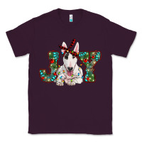 Plum Christmas joy bull terrier Classic Tee - RanaPortraitStore