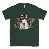 Sports Green Christmas joy bull terrier Classic Tee - RanaPortraitStore