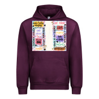 Mauve Wine positive affirmation Urban Hoodie - MaliasSmallBusiness