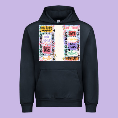 Positive Affirmation Urban Hoodie Designed By Maliassmallbusiness