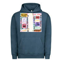 Pigment Midnight Navy positive affirmation Urban Hoodie - MaliasSmallBusiness
