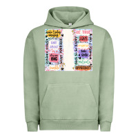 Pigment Oil Green positive affirmation Urban Hoodie - MaliasSmallBusiness