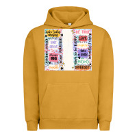 Pigment Peanut Butter positive affirmation Urban Hoodie - MaliasSmallBusiness
