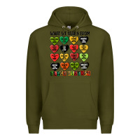 Army Green what we learn from black history Premium Hoodie - MaliasSmallBusiness