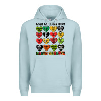 Blue Mist what we learn from black history Premium Hoodie - MaliasSmallBusiness