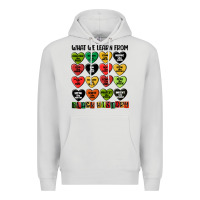 Dove Grey what we learn from black history Premium Hoodie - MaliasSmallBusiness