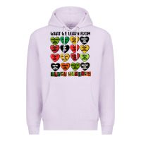 Lilac what we learn from black history Premium Hoodie - MaliasSmallBusiness