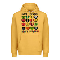 Mustard what we learn from black history Premium Hoodie - MaliasSmallBusiness