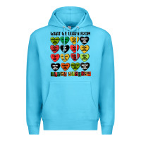 Ocean Blue what we learn from black history Premium Hoodie - MaliasSmallBusiness