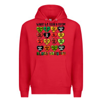 Red what we learn from black history Premium Hoodie - MaliasSmallBusiness