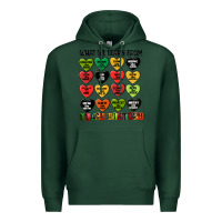 Sports Green what we learn from black history Premium Hoodie - MaliasSmallBusiness
