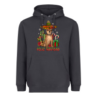 Smoke Chihuahua feliz navidad Heavyweight Hoodie - JahusDesignShop
