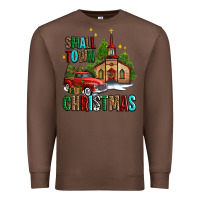 Chestnut small town christmas church western truck Premium Sweatshirt - AdoDesignShop