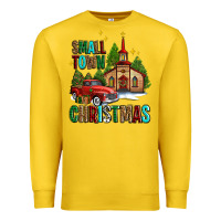 Lemon small town christmas church western truck Premium Sweatshirt - AdoDesignShop