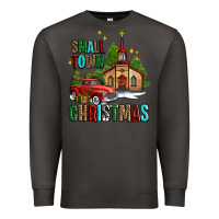 Smoke small town christmas church western truck Premium Sweatshirt - AdoDesignShop