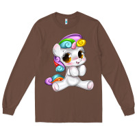 Chestnut pride cute unicorn Long Sleeve Tee - texasbilliewilder
