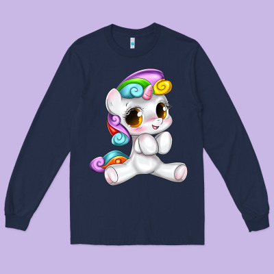 Long Sleeve Tee pride cute unicorn