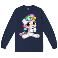 Navy pride cute unicorn Long Sleeve Tee - texasbilliewilder
