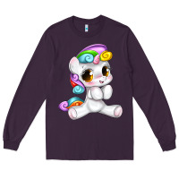 Plum pride cute unicorn Long Sleeve Tee - texasbilliewilder