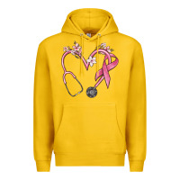 Lemon stethoscope nurse medical breast cancer awareness Premium Hoodie - MaliasSmallBusiness
