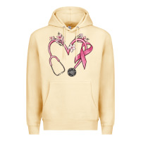 Pina Colada stethoscope nurse medical breast cancer awareness Premium Hoodie - MaliasSmallBusiness