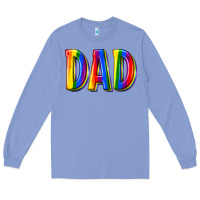 Colony Blue pride dad Long Sleeve Tee - texasbilliewilder