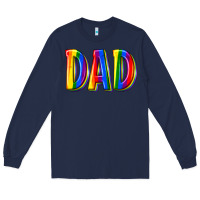 Navy pride dad Long Sleeve Tee - texasbilliewilder