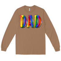 Toasted Coconut pride dad Long Sleeve Tee - texasbilliewilder