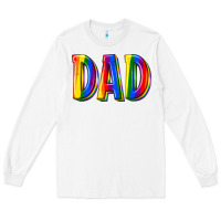 White pride dad Long Sleeve Tee - texasbilliewilder
