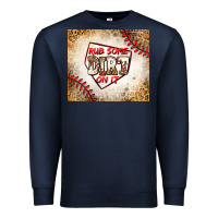 Navy rub some dirt on it baseball Premium Sweatshirt - Jasminsmagicworld