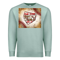 Seafoam rub some dirt on it baseball Premium Sweatshirt - Jasminsmagicworld