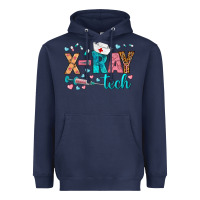 Navy x ray tech Heavyweight Hoodie - BundleAndBundleShop