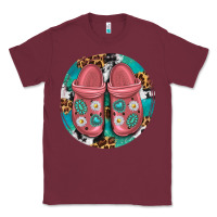 Burgundy western crocin Classic Tee - texasbilliewilder