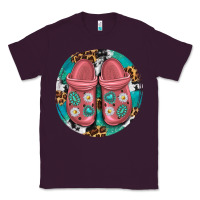 Plum western crocin Classic Tee - texasbilliewilder
