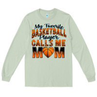 Matcha my favorite basketball player calls me mom Long Sleeve Tee - Zillion Design Studio