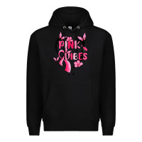 Black pink vibes Premium Hoodie - MaliasSmallBusiness