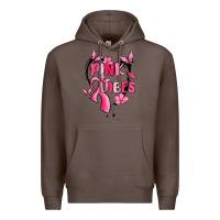 Coffee pink vibes Premium Hoodie - MaliasSmallBusiness