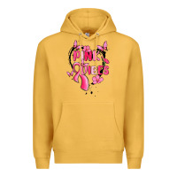 Mustard pink vibes Premium Hoodie - MaliasSmallBusiness